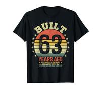 Construit il y a 63 Ans, Toutes Les pièces d'origine drôle 63e Anniversaire T-Shirt Graphique avec Valeur