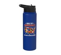 Construit par des immigrants que vous ne pouvez pas expulser l'histoire Stainless Steel Insulated Water Bottle