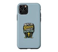 Construit par Grace Guided by Purpose Christian Faith Design Coque pour iPhone 11 Pro