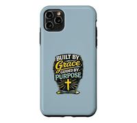 Construit par Grace Guided by Purpose Christian Faith Design Coque pour iPhone 11 Pro Max