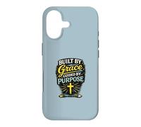 Construit par Grace Guided by Purpose Christian Faith Design Coque pour iPhone 17