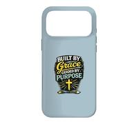 Construit par Grace Guided by Purpose Christian Faith Design Coque pour iPhone 17 Pro Max