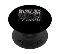 Construit par Hustle - Urban Typography Streetwear PopSockets PopGrip Adhésif