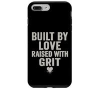 Construit par l'amour, élevé avec du grain. Force familiale. Coque pour iPhone 7 Plus/8 Plus