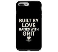 Construit par l'amour, élevé avec du grain. Force familiale. Coque pour iPhone 7 Plus/8 Plus