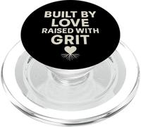 Construit par l'amour, élevé avec du grain. Force familiale. PopSockets PopGrip pour MagSafe
