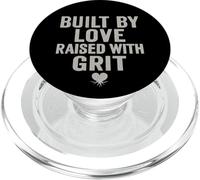 Construit par l'amour, élevé avec du grain. Force familiale. PopSockets PopGrip pour MagSafe