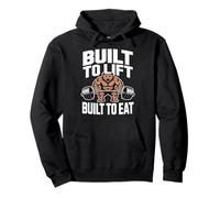 Construit pour soulever Built to Eat Bear Gym Sweat à Capuche