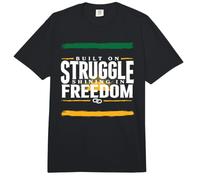 Construit sur la Lutte et la liberté, l'indépendance Heureuse jamaïcaine Comfort Colors Adult Heavyweight T-Shirt