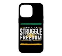 Construit sur la Lutte et la liberté, l'indépendance Heureuse jamaïcaine Coque pour iPhone 14 Pro Max
