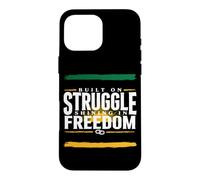 Construit sur la Lutte et la liberté, l'indépendance Heureuse jamaïcaine Coque pour iPhone 16 Pro Max