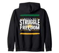 Construit sur la Lutte et la liberté, l'indépendance Heureuse jamaïcaine Sweat à Capuche