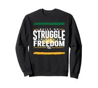 Construit sur la Lutte et la liberté, l'indépendance Heureuse jamaïcaine Sweatshirt