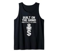 Construit sur Le Grind Le Hustle Est Réel Hip Hop Débardeur