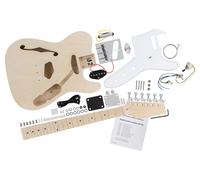Rocktile Kit De Guitare Électrique Hollowbody Style TL, Corps: Paulownia