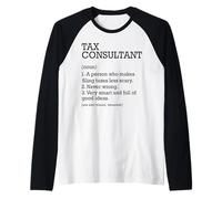 Consultant fiscal Définition d'emploi Consultant drôle personnalisé Manche Raglan
