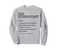 Consultant fiscal Définition d'emploi Consultant drôle personnalisé Sweatshirt
