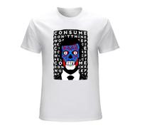 Consume They Live Horror Thriller Birthday Movie Parody T-Shirt Mens Unisex White Tees XL