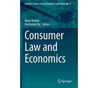 Consumer Law And Economics