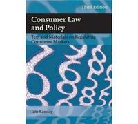 Consumer Law And Policy (Paperback) Iain Ramsay, (Auteur)