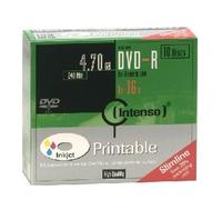 CONSUMIBLE INTENSO DVD-R 4.7GB 10PCS Boîte IMPRIM