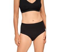 conta Culotte d'incontinence pour femme en coton et élasthanne, avec double noyau absorbant et protection anti-fuite pour 8 heures de séchage, lot économique (1, 2, lot de 3), noir, taille : S - XXL,