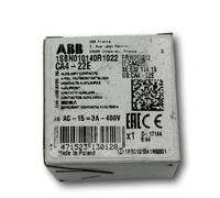 Contact auxiliaire ABB CA4-22E, 4 contacts, 2NC + 2NO (neuf en boîte) B43