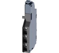 Contact auxiliaire Siemens 3VA9988-0AA22 1 inverseur (RT) Plage de réglage (courant): 6 A (max) Tension de contact (max.): 240
