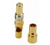 Contact coaxial mâle à souder, à sertir Conec 131J20049X pour RG 58C/U - RG 141A/U or sur Nickel 1 pc(s)