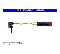 ATE Contact d'avertissement 24.8190-0410.2 – Témoin d'usure plaquettes de frein