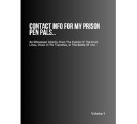 Contact Info For My Prison Pen Pals