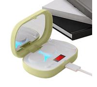 Contact Lens Cleaner - 3.54 In UV Light Cleaner With Technology LED Display | USB Rechargeable Contact Five Adjustable Speeds | Intelligent Soft Lens, 1100mAh Battery, Type-C Charging, 5 T