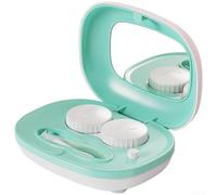 Contact Lens Cleaner Case Vibrating Deep Clean Contact Lens(Green (Large))