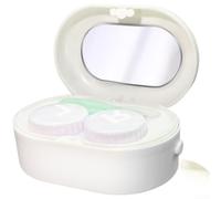Contact Lens Cleaner Case Vibrating Deep Clean Contact Lens(White)