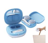 Contact Lens Cleaner - Portable Rechargeable Cleaning Tool with Mirror | Contact Lenses Cleaner Machine for Daily Eye Care Travel Cleaning Camping Office Outdoor