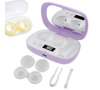 Contact Lens Cleaner - Ultrasonic Cleaning Device for Deep Care Hygiene | ABS Case with 5 Level Timer Portable Design, Automatic Washing Box for Travel Daily Use Adults Men Women