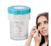 Contact Lens Washer - Manual Rotation Cleaner, Portable Maintenance Machine, Compact Cleaning Device | Everyday Lens Care