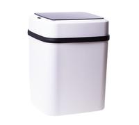 Contact sans capteur bash 10L ouverture automatique blanc