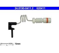 Contact Signalement, Usure Past. Freno/Mat. D'Attrition 24.8190-0411.2 ATE PUCH