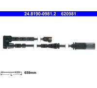 Contact Signalement, Usure Past. Freno/Mat. D'Attrition 24.8190-0981.2 ATE