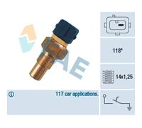Contact thermique, voyant avertisseur de l'agent réfrigérant FAE 35290