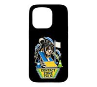 Contact Zone Calm Agilité Canine, Empreintes de Pattes Coque pour iPhone 15 Pro
