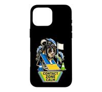Contact Zone Calm Agilité Canine, Empreintes de Pattes Coque pour iPhone 16 Pro Max
