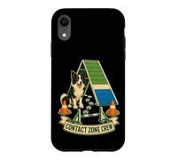 Contact Zone Crew Chien Agility Rampe Coque pour iPhone XR