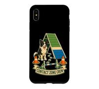 Contact Zone Crew Chien Agility Rampe Coque pour iPhone XS Max