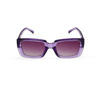 Contacta, Dafne Lunettes de soleil pour femme avec verres polarisés, brillantes et semi-transparentes, vision claire, couleur violet, lot avec support de lunettes, 24 g