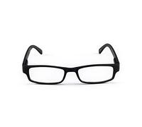 Contacta, One, Lunettes de lecture pour homme et femme, lunettes pratiques et fonctionnelles, monture bicolores, couleur noire, dioptries +1,50, boîte avec étui transparent, 21 g