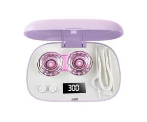 contactCleaner Case - With Mirror Portable 5,Level,Electronic contactlensWasher Case | For Carerechargeable And Portable Solution Designed For Effortless lensCare And Maintenance. Featuring A 5vel