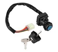 Contacteur À Clé De Contact Pour Bombardier Traxter 500 Foot Shift 2001, Noir, 2 Clés Incluses - Haute Qualité ABS Plastique Et Métal, Installation Facile Et Sécurisation Du