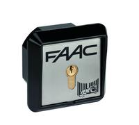 Contacteur a cle t21 a cable encastre - 2 contacts - FAAC 401017
